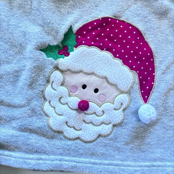 Goodlad Girls 3T Dress Santa Christmas Gray - Picture 6 of 7